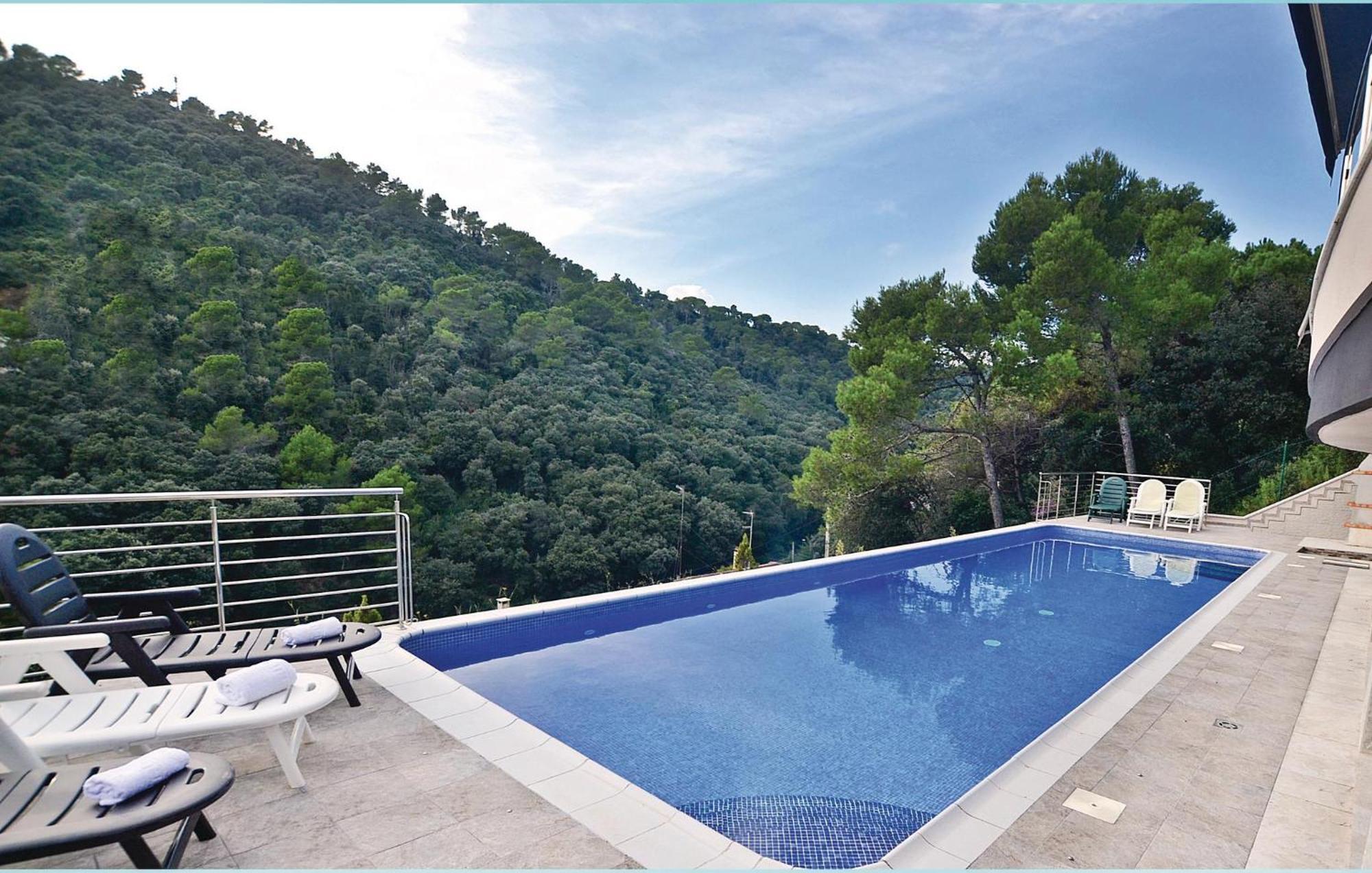 Nice Home In Santa Susanna With House Sea View Exterior photo